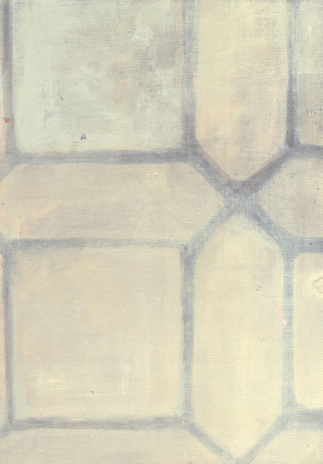 Boden I (2018), Acryl auf Leinwand, 30×24 cm Boden I (2018)